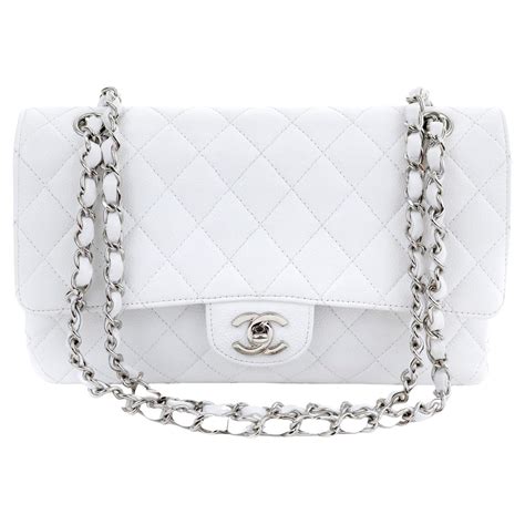 chanel classic medium silver hardware|chanel reissue bag.